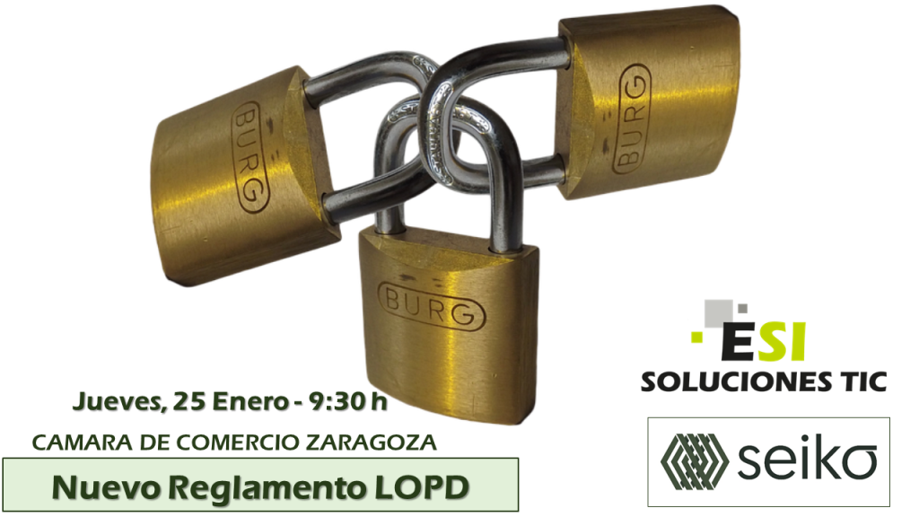 Jornada sobre LOPD - Zaragoza 25 Enero