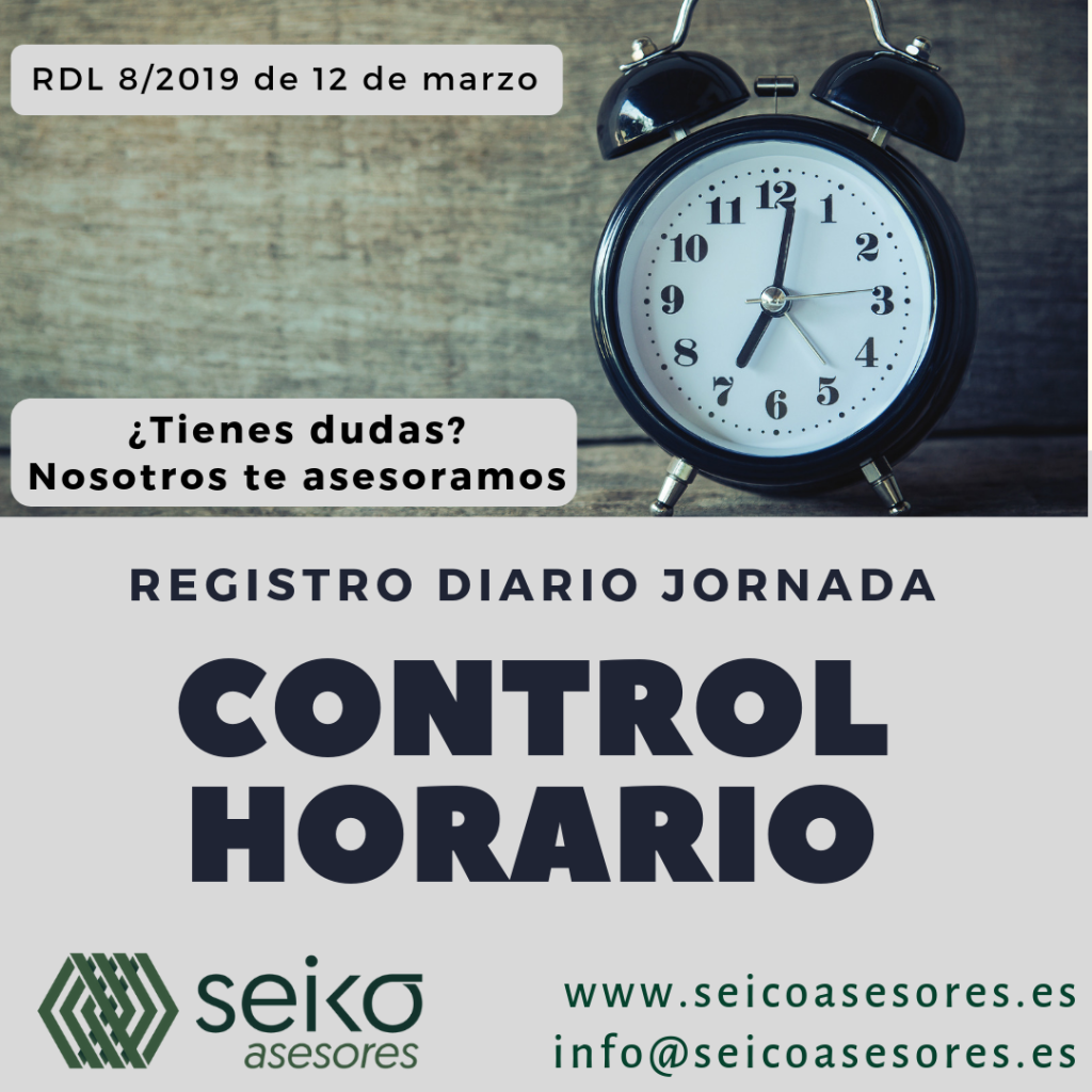 Control Horario... ¿otra vez?