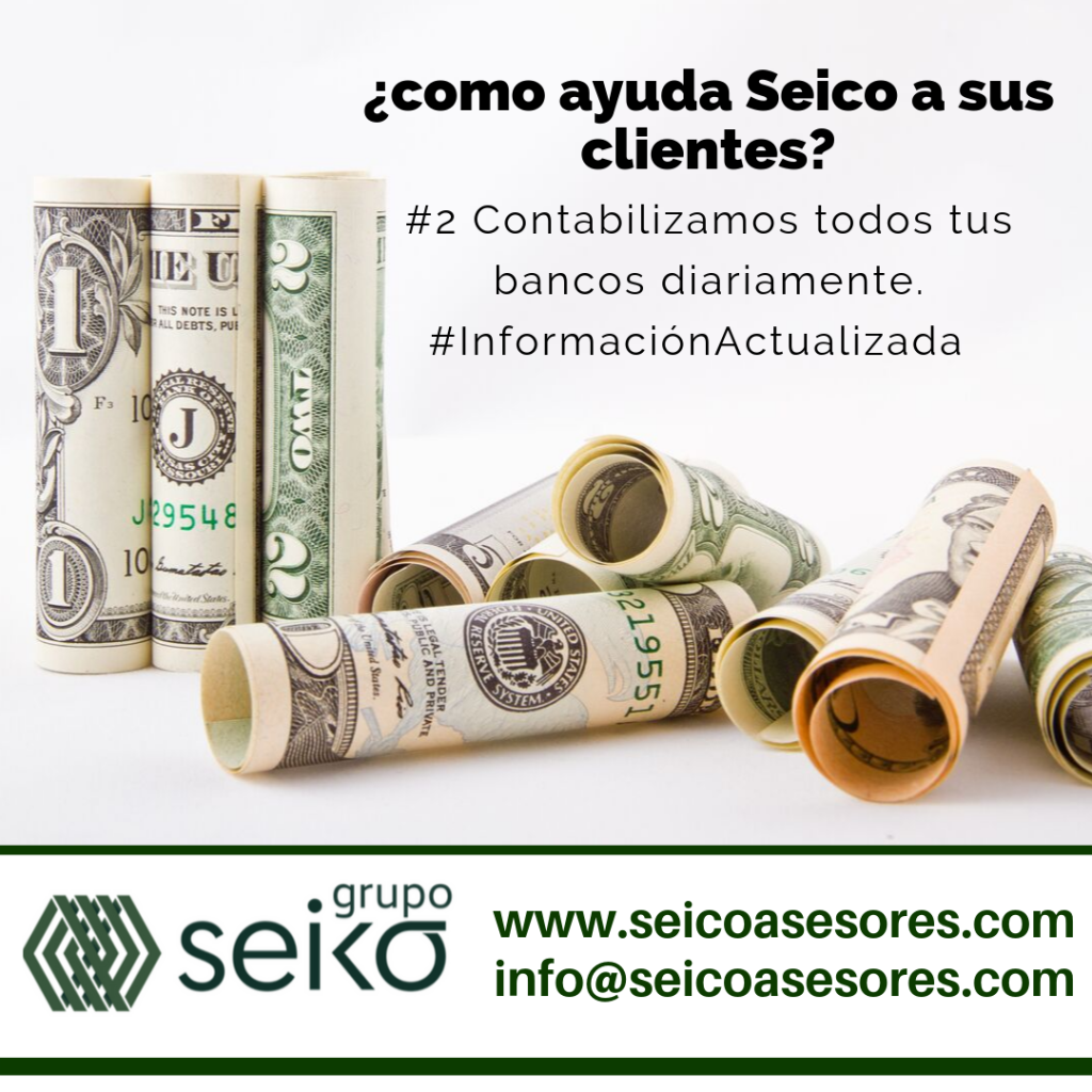 Contabilizamos diariamente tus bancos